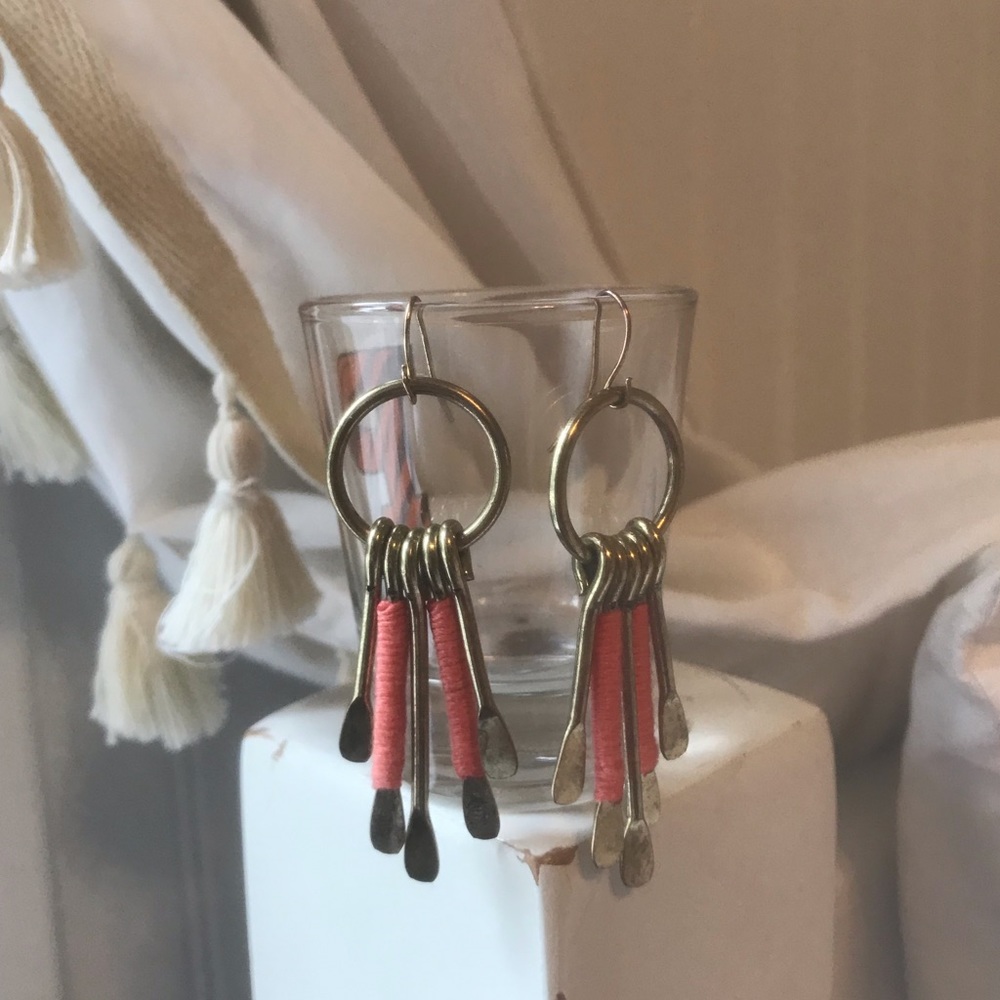 Gold Tassel Earrings